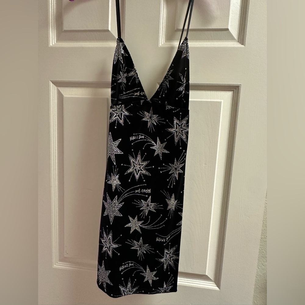 Victoria’s Secret Robe & Nightgown set with Glitter Star Pattern M/L